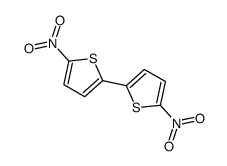 2-nitro-5-(5-nitrothiophen-2-yl)thiophene结构式