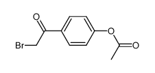 4-acetyloxyphenacyl bromide结构式