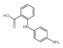 2-[(4-aminophenyl)amino]benzoic acid结构式
