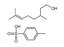 3,7-dimethyloct-6-en-1-ol,4-methylbenzenesulfonic acid结构式