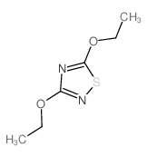 3,5-diethoxy-1,2,4-thiadiazole结构式