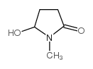 5-羟基-1-甲基-2-吡咯烷酮结构式