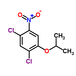 2,4-二氯-5-异丙氧基硝基苯结构式