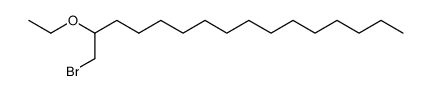 2-ethoxy-1-bromo-hexadecane结构式