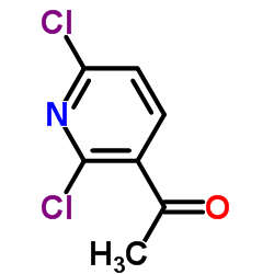 2,6-二氯-3-乙酰基吡啶结构式