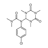 1-(4-chloro-phenyl)-3,3-dimethyl-1-(1,3,5-trimethyl-4,6-dioxo-[1,3,5]triazinan-2-yl)-urea结构式