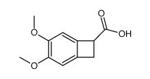 4,5-二甲氧基苯并环丁烷-1-甲酸结构式