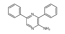 3,5-diphenylpyrazin-2-amine结构式