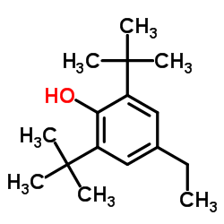 2,6-二叔丁基-4-乙基苯酚结构式