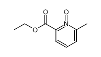 2-(ethoxycarbonyl)-6-methylpyridine 1-oxide结构式