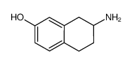 7-氨基-5,6,7,8-四氢萘-2-醇结构式