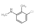 3-氯-N,2-二甲基苯胺结构式