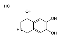 1,2,3,4-tetrahydroisoquinoline-4,6,7-triol,hydrochloride结构式