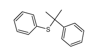 cumyl phenyl sulfide结构式