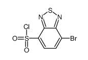 7-溴-2,1,3-苯并噻二唑-4-磺酰氯结构式