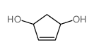 cyclopent-2-ene-1,4-diol结构式