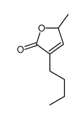 3-Butyl-5-methyl-2(5H)-furanone结构式