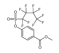 methyl 4-(1,1,2,2,3,3,4,4,4-nonafluorobutylsulfonyloxy)benzoate结构式