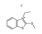 3-ethyl-2-methylsulfanyl-benzothiazolium, iodide结构式