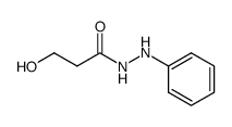 3-hydroxy-propionic acid-(N'-phenyl-hydrazide)结构式