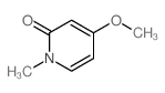4-methoxy-1-methyl-pyridin-2-one结构式