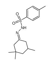3,3,5-Trimethylcyclohexanon-tosylhydrazon结构式