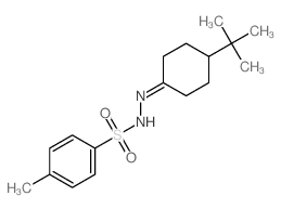 4-methyl-N-[(4-tert-butylcyclohexylidene)amino]benzenesulfonamide结构式