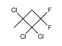1-Methyl-1,2,2-trichlor-3,3-difluorcyclobutan结构式