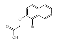 (1-溴-萘-2-氧基)-乙酸结构式