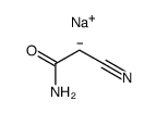 sodium salt of &alpha;-cyanoacetamide结构式