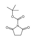 2,5-二氧代吡咯烷-1-羧酸叔丁酯结构式