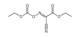 2-Methoxycarbonyloxyimino-2-cyanoaethylacetat结构式