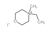 碘化N-甲基,乙基吗啉结构式