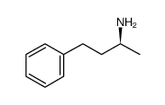 (S)-(+)-1-甲基-3-苯基丙胺结构式
