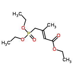 3-甲基-4-膦酰丁烯酸三乙酯结构式