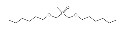 bis-hexyloxymethyl-methyl-phosphane oxide结构式