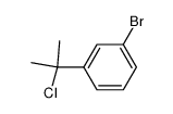 2-(3-bromophenyl)-2-chloropropane结构式