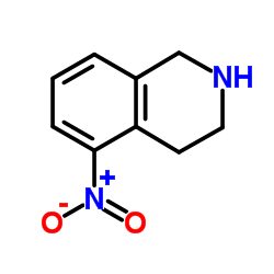 5-硝基-1,2,3,4-四氢异喹啉结构式