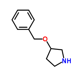 3-苯甲氧基吡咯烷结构式