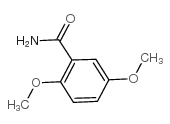2,5-二甲氧基苯甲酰胺结构式