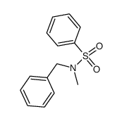 N-benzyl-N-methylbenzenesulfonamide结构式