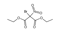 bromo-nitro-malonic acid diethyl ester结构式