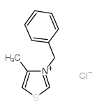 3-苄基-4-甲基噻唑氯盐结构式