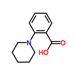 2-哌啶苯甲酸结构式