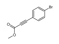 methyl 3-(4-bromophenyl)prop-2-ynoate结构式