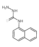 4-(1-萘)-3-氨基硫脲结构式