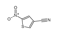2-硝基噻吩-4-腈结构式