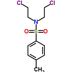 N,N-双-2-氯乙基对甲苯磺酸胺结构式