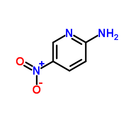 2-氨基-5-硝基吡啶结构式