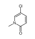 5-chloro-1-methylpyridin-2-one结构式